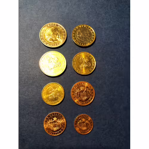 Série Complète Euros Monaco 2001