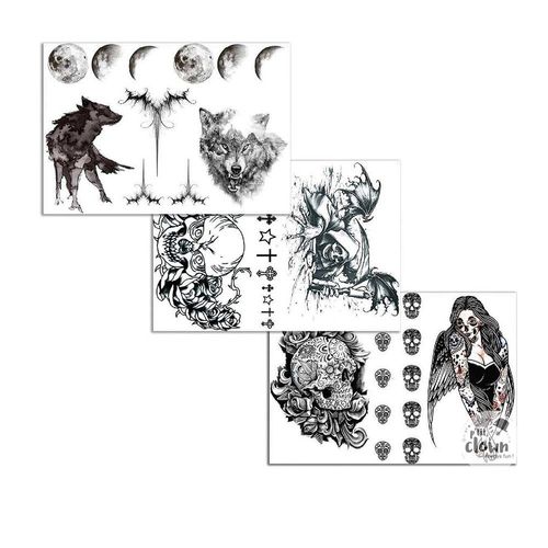 Tatouages Éphémères Halloween