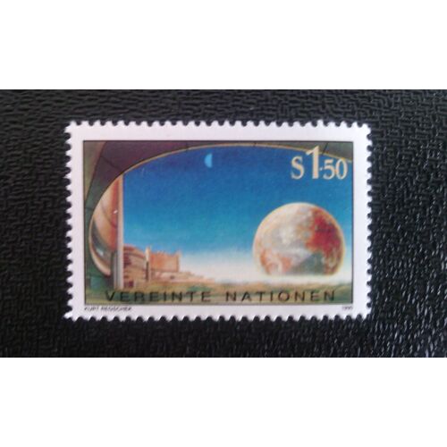 Timbre Nations Unis (Onu) Vienne Yt 103 Siège De L'onu, Vienne 1990
