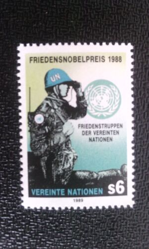 Timbre Nations Unis (Onu) Vienne Yt 91 Prix Nobel De La Paix 1989