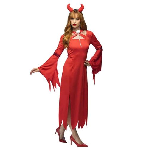 Déguisement Diable Lucifer Rouge Femme