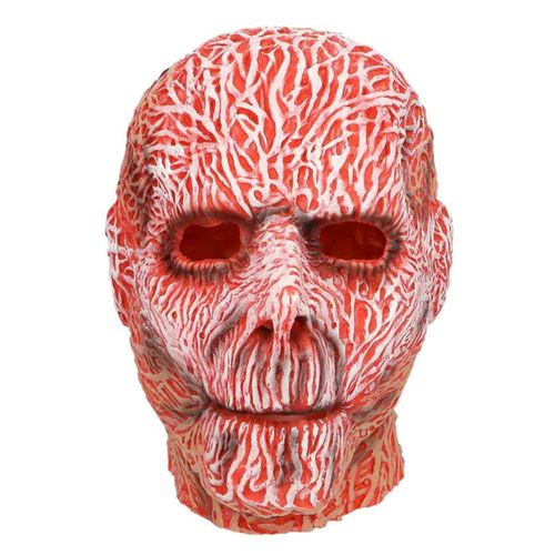Masque Intégral Latex Monstre Veines Rouge Adulte