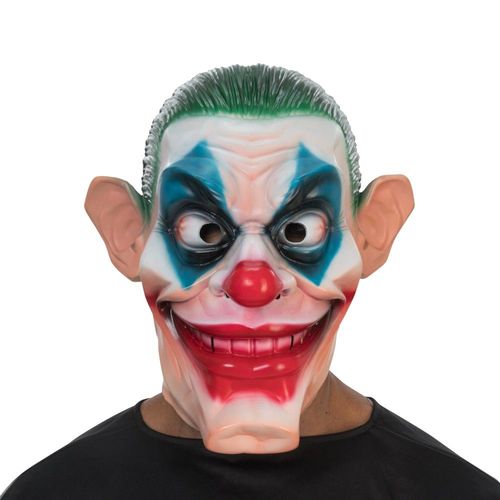 Masque Intégral Mousse Joker Clown Difforme Adulte