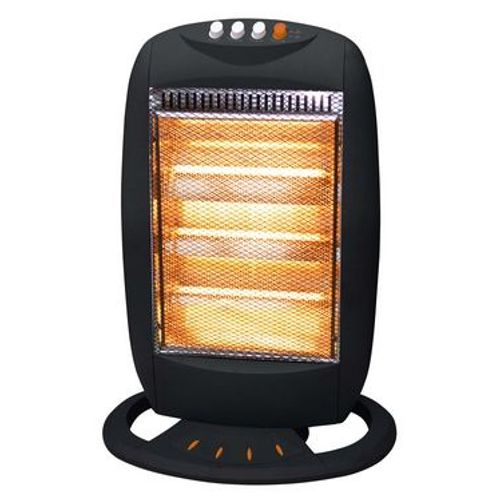 Ardes Indoor 1200 W Black Halogen Electric Space Heater Electric Space Heater Electric Space Heaters (Halogen Electric Space Heate