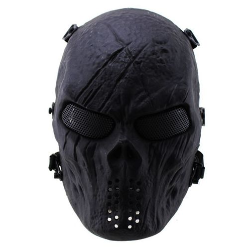 Masque Facial Complet De Paintball, Crâne Airsoft Pour Halloween Cosplay Cs Wargame Militaire