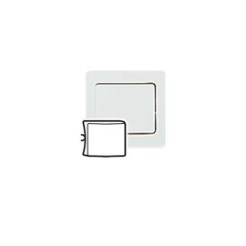 Enjoliveur TV Legrand SAGANE Opalis Blanc - Réf. 85673 - Neuf Pour Cache-câbles Et Prise TV