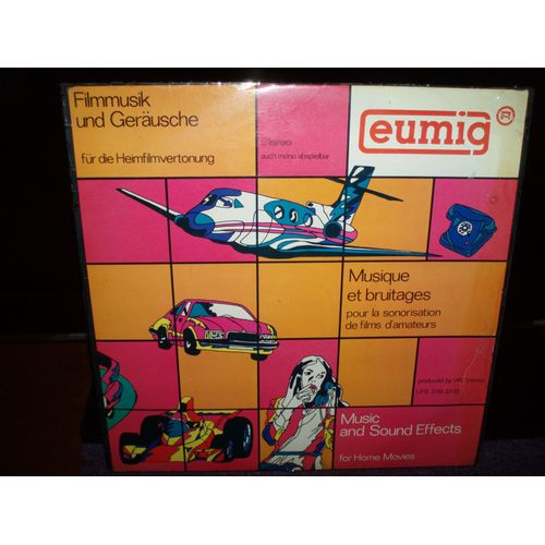 Filmmusik Und Gerausche / Music Et Bruitages Pour La Sonorisation De Films D'amateurs .