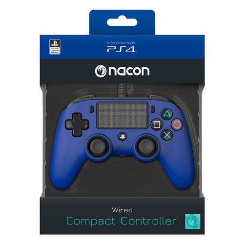 Manette Filaire Compacte Nacon Bleue Pour Ps4