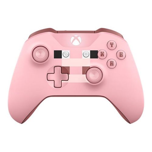 Manette Xbox Wireless Controller Sans Fil Rose - Minecraft Pig