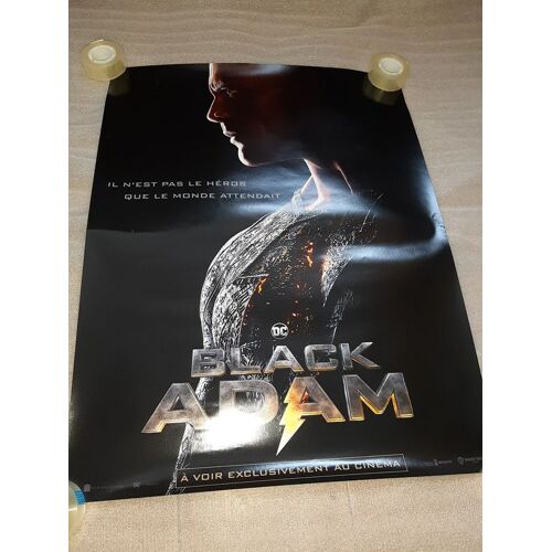 Affiche De Cinéma Black Adam 40x60 Cm
