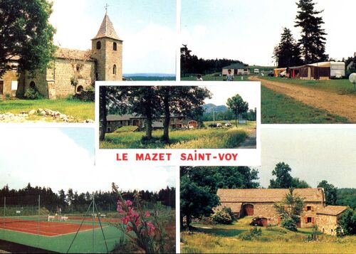 Carte Postale Du Mazet Saint-Voy (Haute-Loire) 5 Vues (Réf.2578)