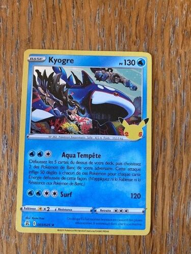 (1639) Kyogre (3/25) Pokemon