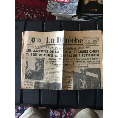 La Dépêche De Constantine Et De L'est Algérien 10 Et 11 Mai 1959