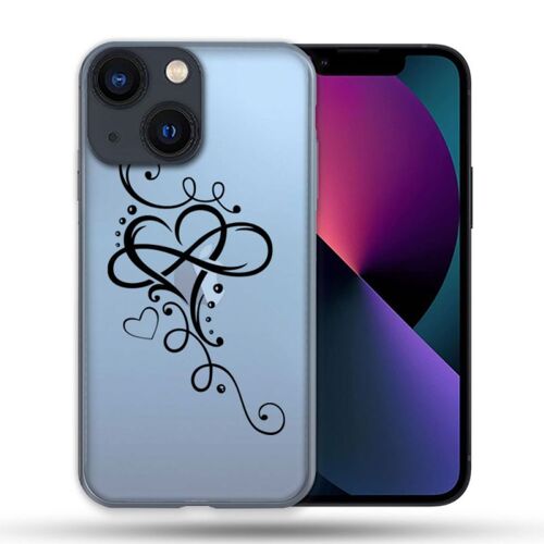 Coque Transparente Pour Apple Iphone 13 PRO Coeur infini