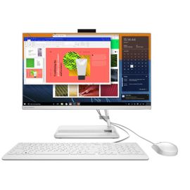 Lenovo IdeaCentre AIO 3 27ALC6 F0FY - 27" Ryzen 5 7430U 2.3 GHz 16 Go RAM 512 Go Blanc AZERTY