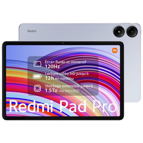 Tablette Xiaomi Redmi Pad Pro 128 Go 12.1 pouces Bleu
