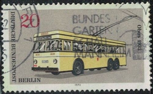 Allemagne 1973 Oblitéré Used Transport En Commun Berlin Obus 1933 Bus Autocar Y&t De-Be 420 Su