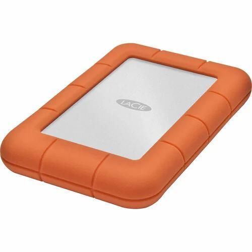 Seagate LaCie Rugged Mini 301558 1 To disque dur Portable - 2.5" externe - Orange, argenté - USB 3.0 - 5400rpm
