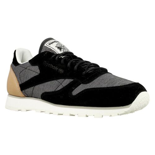 Baskets Basses Reebok Cl Leather Fleck Noir