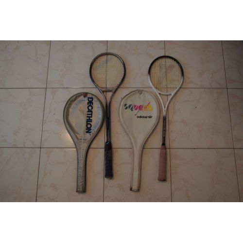 Lot 2 Raquettes Squash Années 90