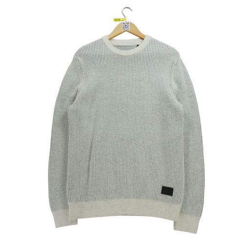 Reconditionné - Pull Homme En Laine Gris - Taille L - Homme - Gris