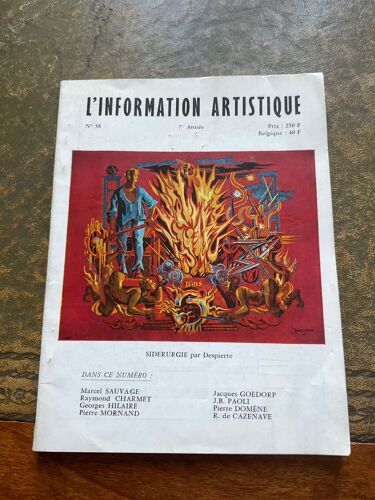 Revue L Information Artistique, Numéro 58, 1959.