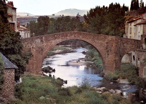 Carte Postale De Camarès (Aveyron) Vue Sur Le Vieux Pont
