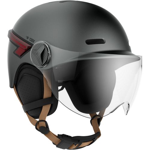 Casque Casr Led Glow Gris Taille M Transparent