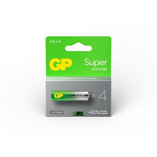 Pile GP SUPER 4 piles AA LR6