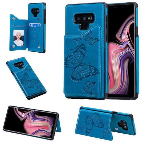 Coque Samsung Galaxy Note 9,Etui Pour Samsung Galaxy Note 9,Coque En Cuir Pour Samsung Galaxy Note 9,Convient A Etui La Samsung Galaxy Note 9,Bleu