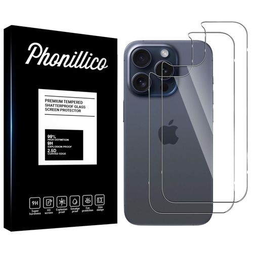 Verre Trempé Arrière Pour Iphone 14 Pro [Pack 2] Film Vitre Protection Ecran Phonillico®
