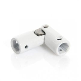 PROTECTA Cardan universel en acier blanc pour manivelle de volet roulant