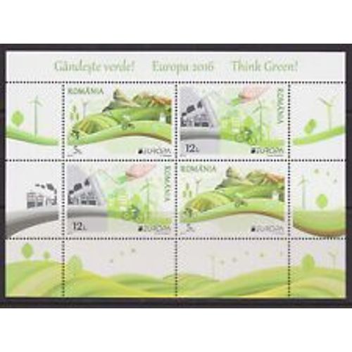 Roumanie Europa Cept 2016 Bloc Type 1 Neuf** Luxe