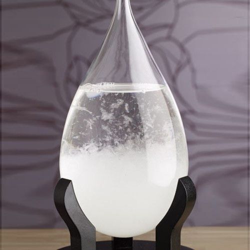 Baromètre de cristaux goutte Fitzroy 22 cm