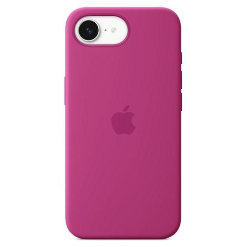 Apple - Coque de protection pour téléphone portable - silicone - Fuchsia - pour iPhone 16e