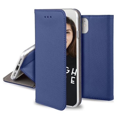 Jaym - Étui À Rabat Pour Téléphone Portable - Imitation Cuir - Bleu - Pour Apple Iphone 16 Pro Max