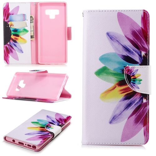 Samsung Galaxy Note 9 Coque, Saturcase Beau Motif Pu Cuir Magnétique Flip Portefeuille Support Porte-Carte Protecteur Cover Case Coque Housse Étui Pour Samsung Galaxy Note 9 (Bo-2)