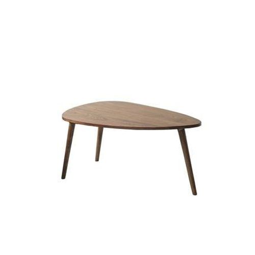 Bois Dessus Bois Dessous - Brune Table Basse En Mindi Massif Finition Noyer - Marron