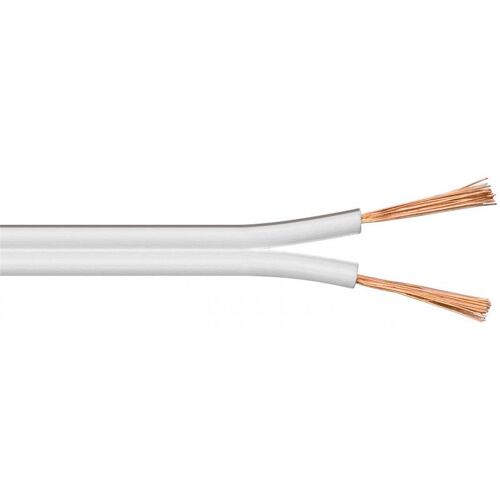 Bobine De Câble Haut-parleur Goobay 2x 0,75 Mm² 25m (blanc)