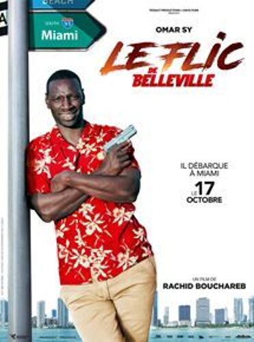Affiche Film Le Flic De Belleville - 120x160