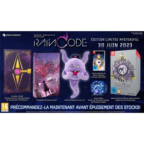 Master Detective Archives : RAIN CODE Édition Limitée Mysteriful Switch
