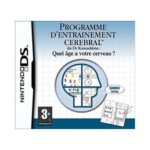 Brain Age : Programme D'entraînement Cérébral Du Professeur Kawashima : Quel Âge A Votre Cerveau ? Nintendo DS