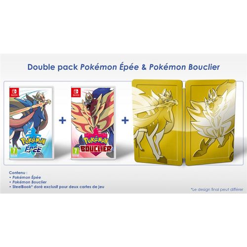Pokémon épée & pokémon bouclier double pack Switch
