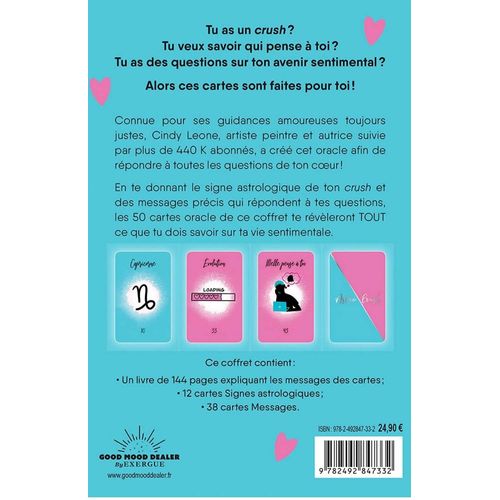 Astro Crush - 50 Cartes Divinatoires Pour Ton Coeur