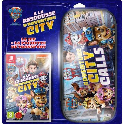 Pat' Patrouille Le Film : A La Rescousse D'aventure City + Pochette Switch