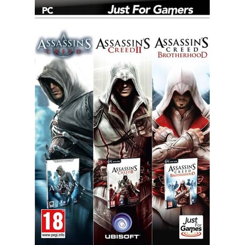 Triple pack Assassin's Creed (1, 2 et brotherhood) PC