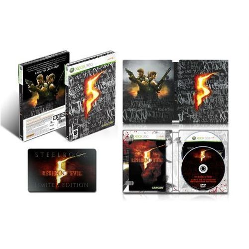 Resident Evil 5 Édition Steelbox Collector Limitée Xbox 360