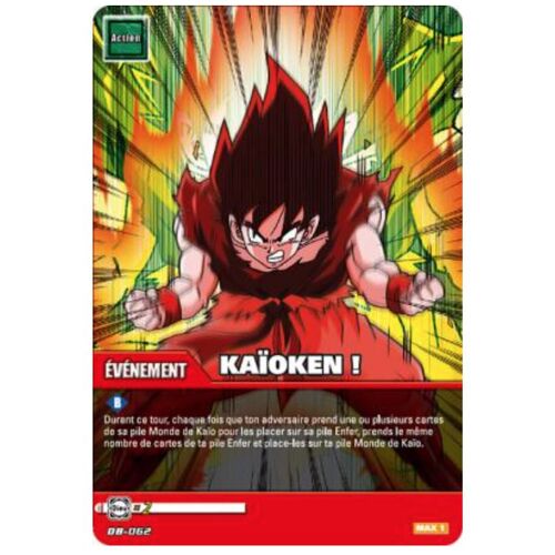 Carte Dragon Ball 062 Db-062 Part 1 Super Cartes À Jouer Et À Collectionner
