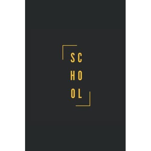 School: Minimalist Homework Notebook For Teens, Middle-High School Students And College Students, College Ruled Notebook, Lined Paper 150 Pages, Handy Size Of 6 X 9