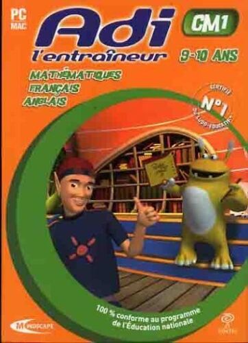 Adi L'entraineur Cm1 : Mathématiques, Français, Anglais (Édition 2008) (Jeu) Pc-Mac